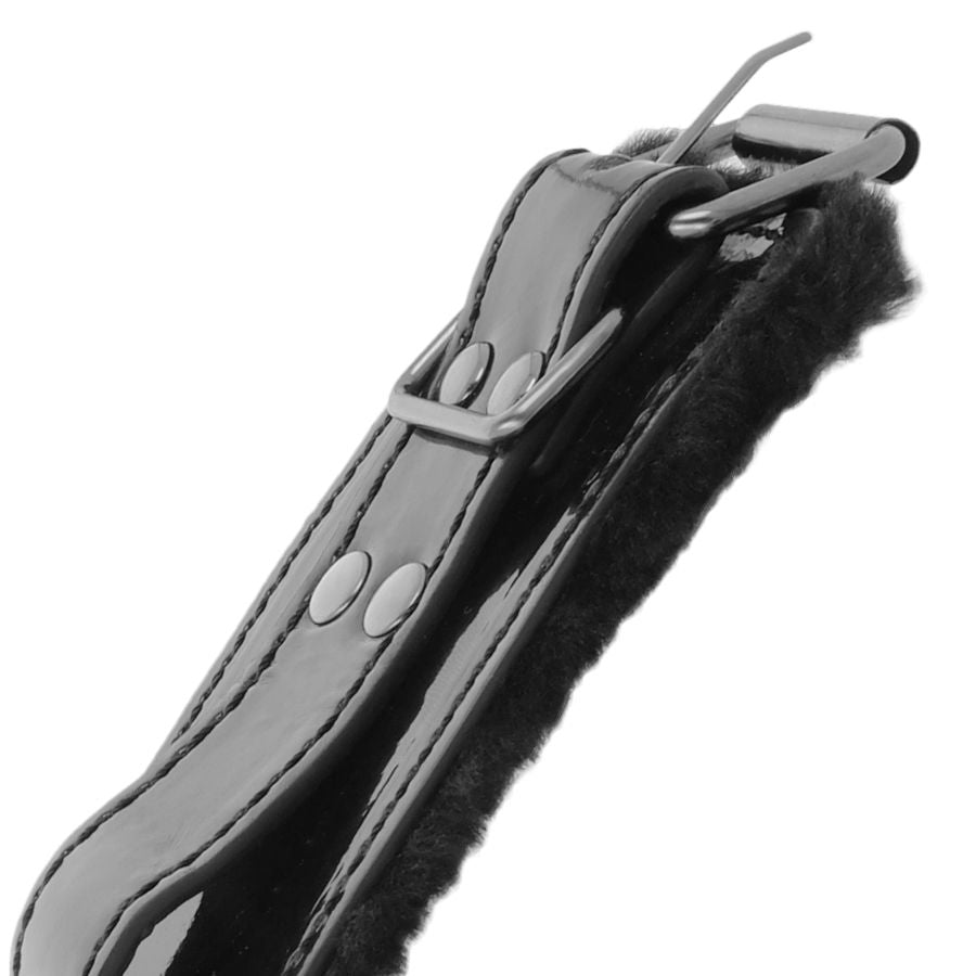 Adjustable Leather Handcuffs With Lock