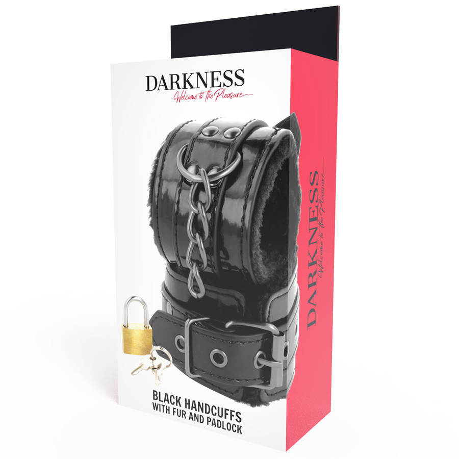 Adjustable Leather Handcuffs With Lock