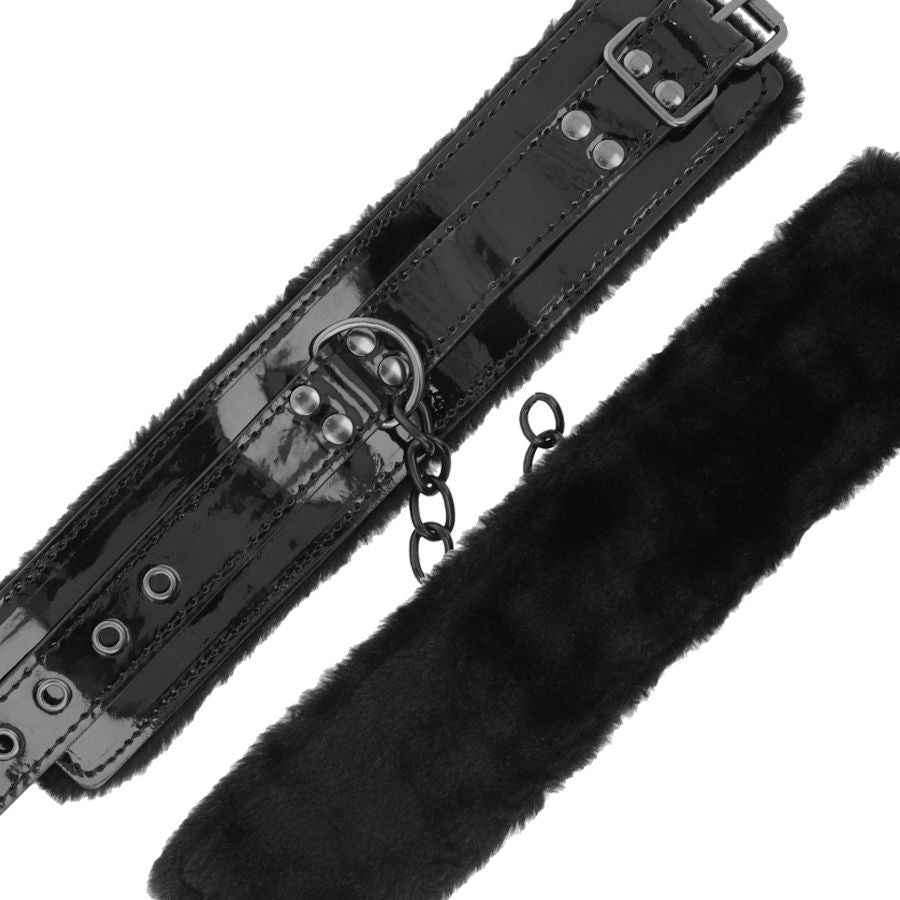 Adjustable Leather Handcuffs With Lock