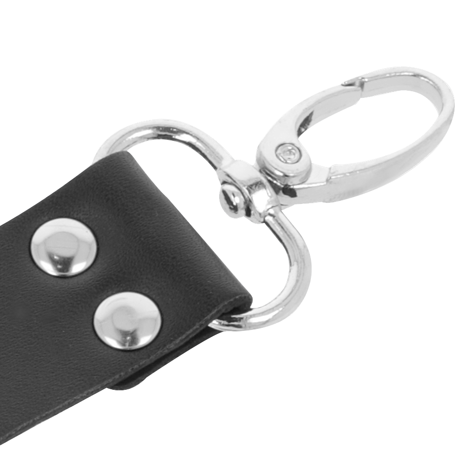 Black Leather Handcuffs for Hands & Feet
