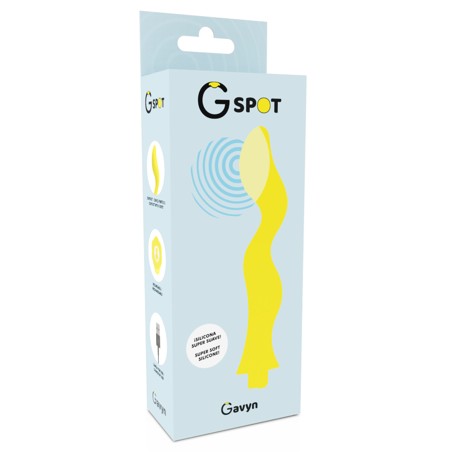 Vibrador Gavyn para Punto G en Amarillo