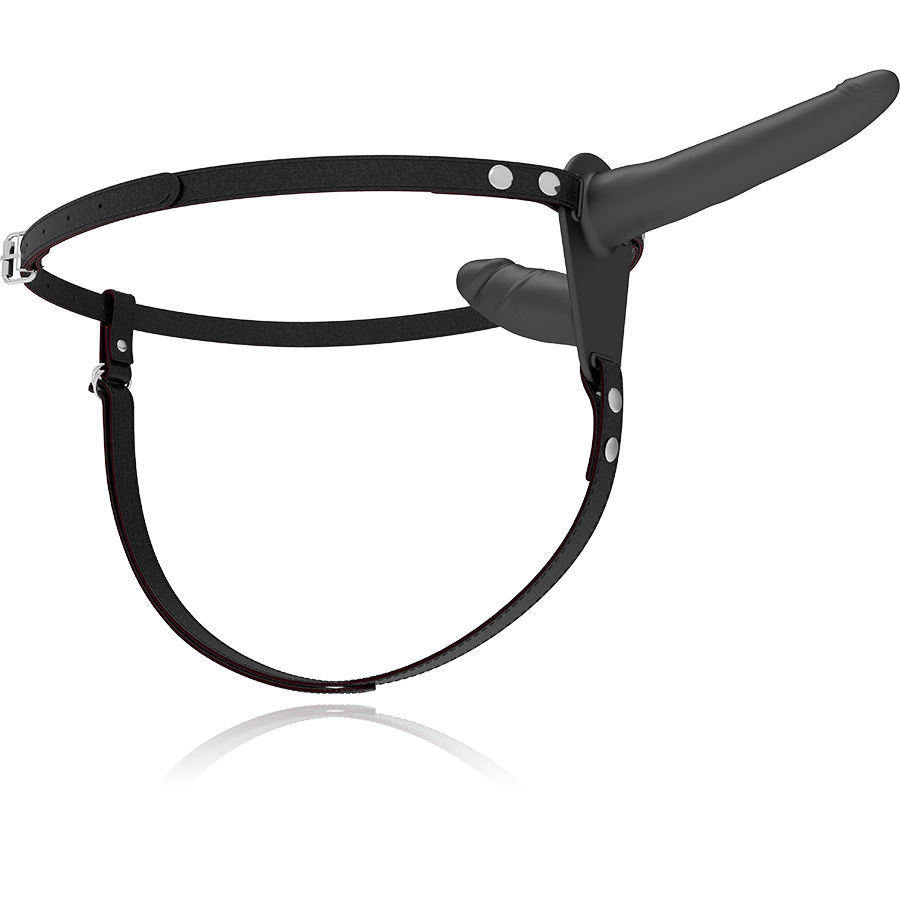 Dual Entry Black Vibrator