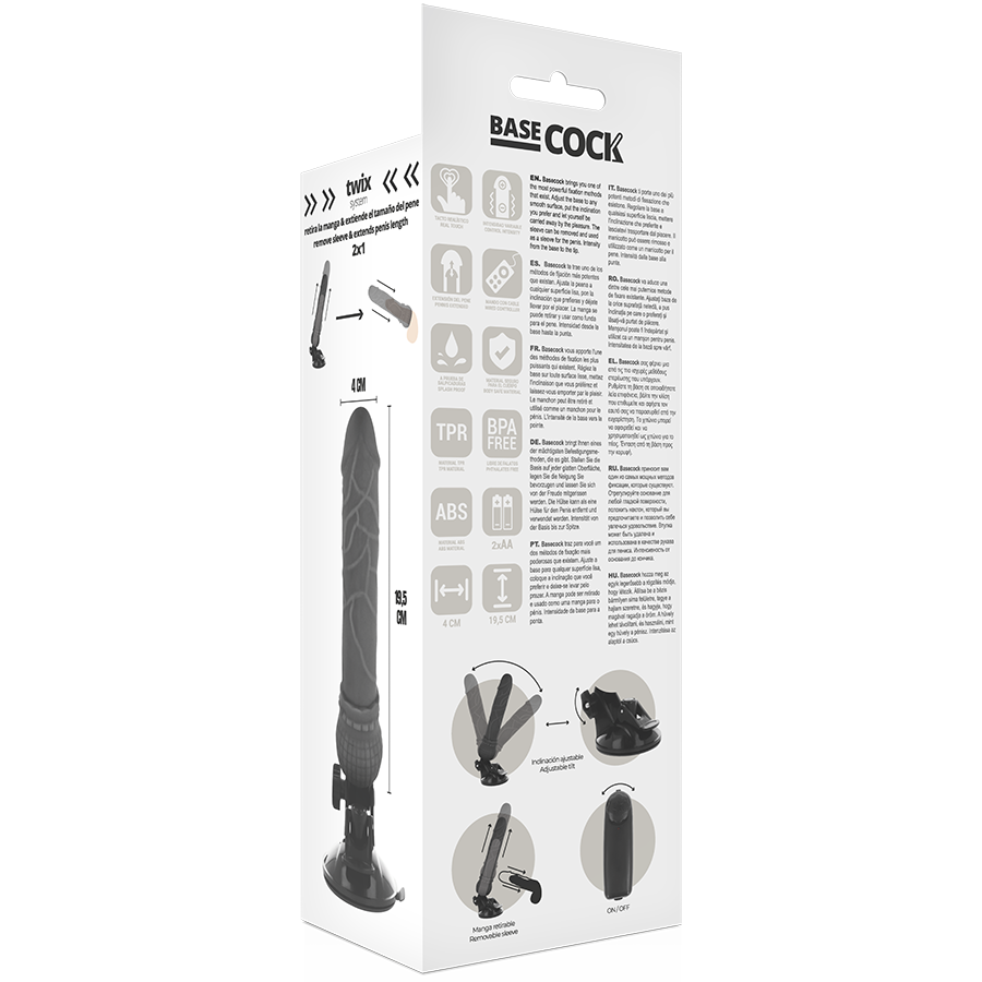 Realistic Remote Control Vibrator 19.5cm