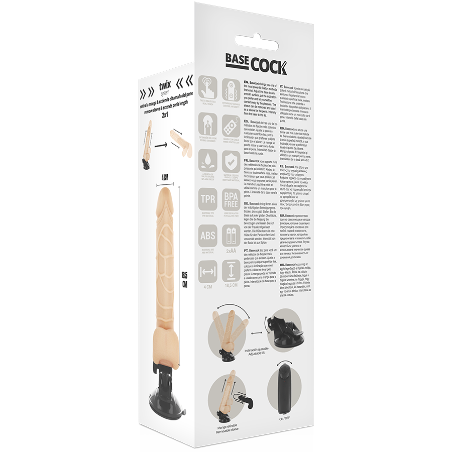 Realistic Remote Control Vibrator 18.5cm