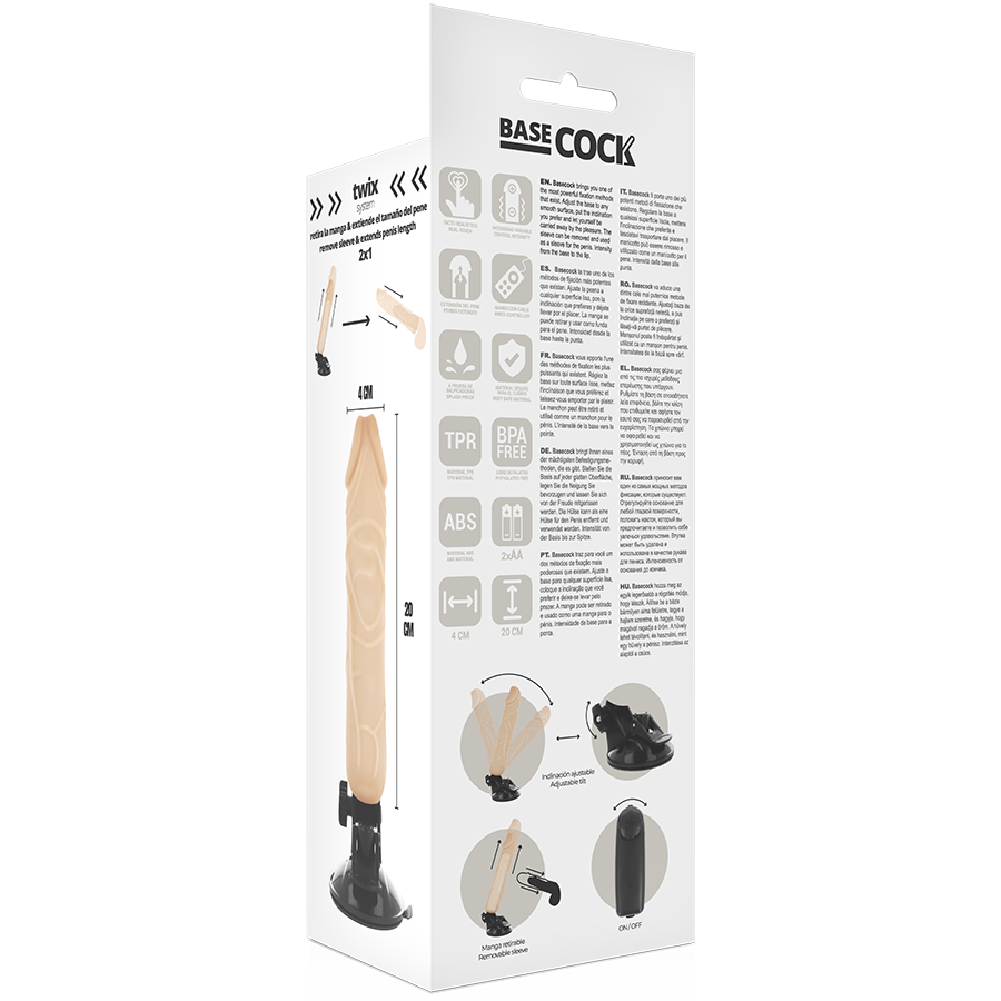 Realistic Remote Control Vibrator 20cm