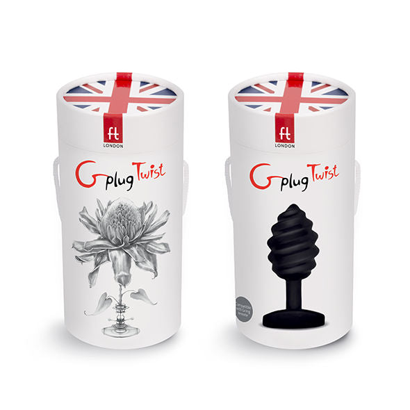 Gplug Twist Plug Anal Vibratório - Preto