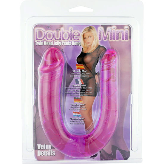 Dual-Headed Flexible Jelly Penis