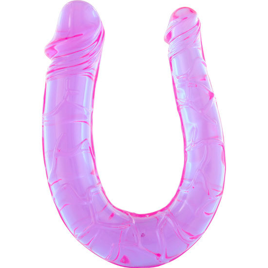 Dual-Headed Flexible Jelly Penis