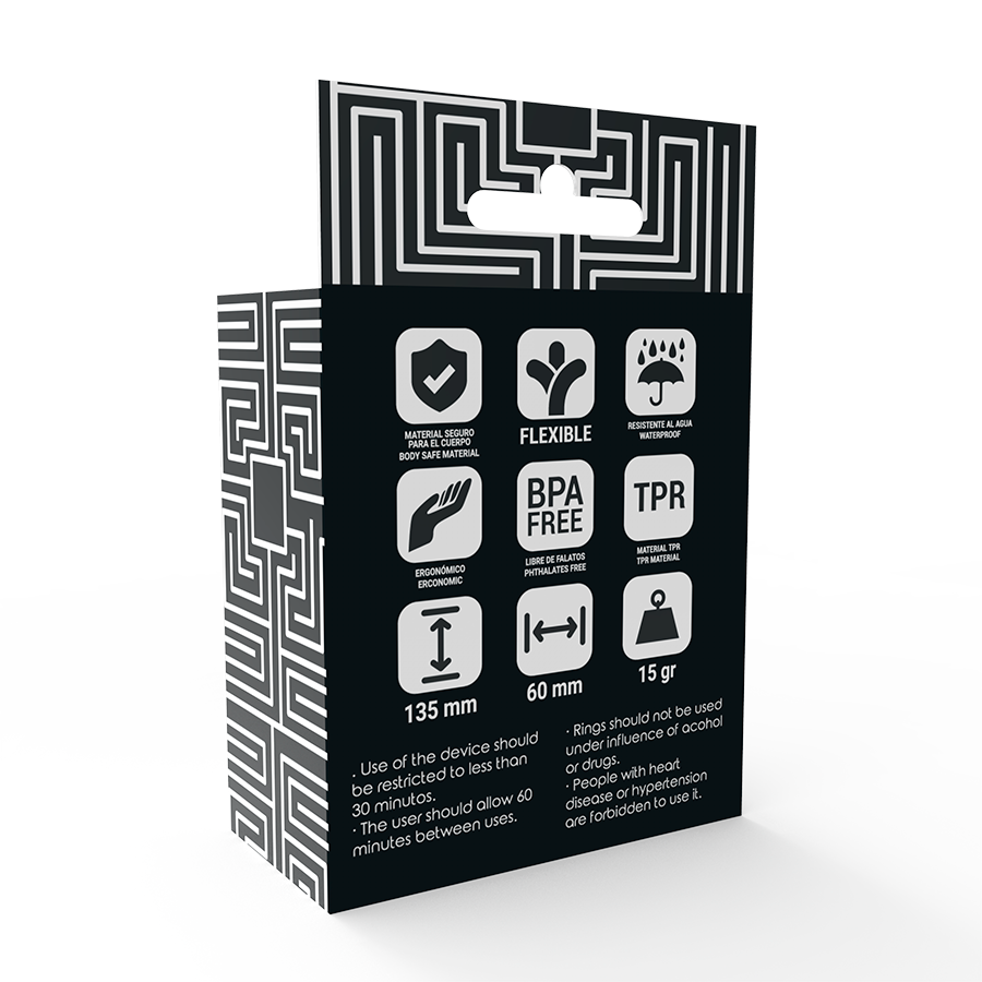 Smoked Penis Rings Set