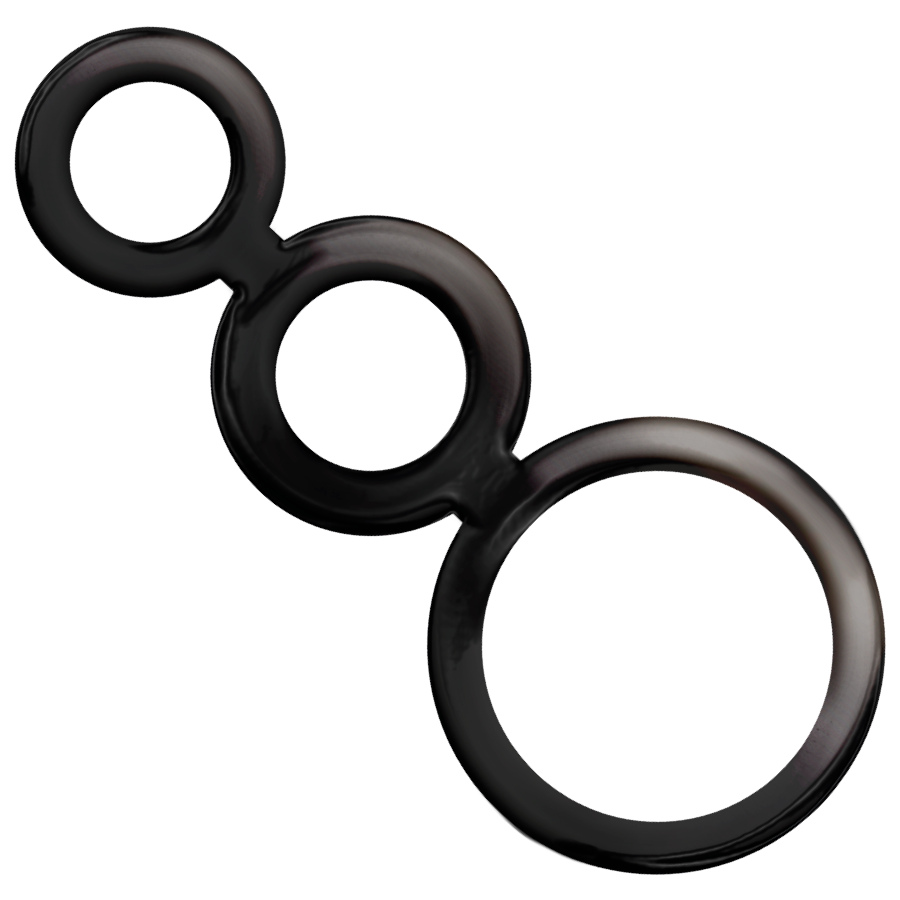 Smoked Penis Rings Set
