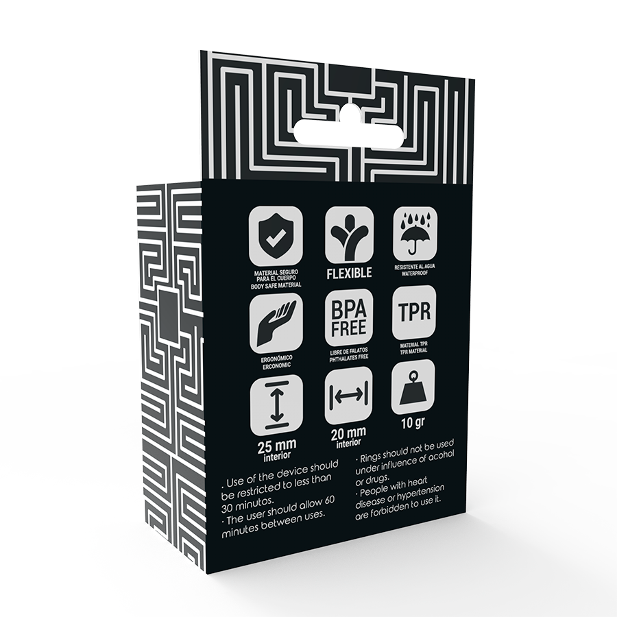 Black C-Ring Set for Enhanced Pleasure