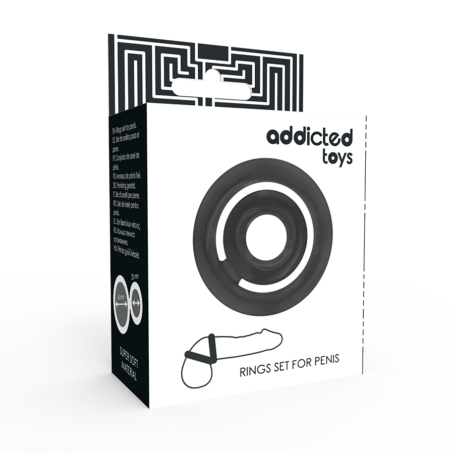 Black Potenz C-Ring for Penis Enhancement