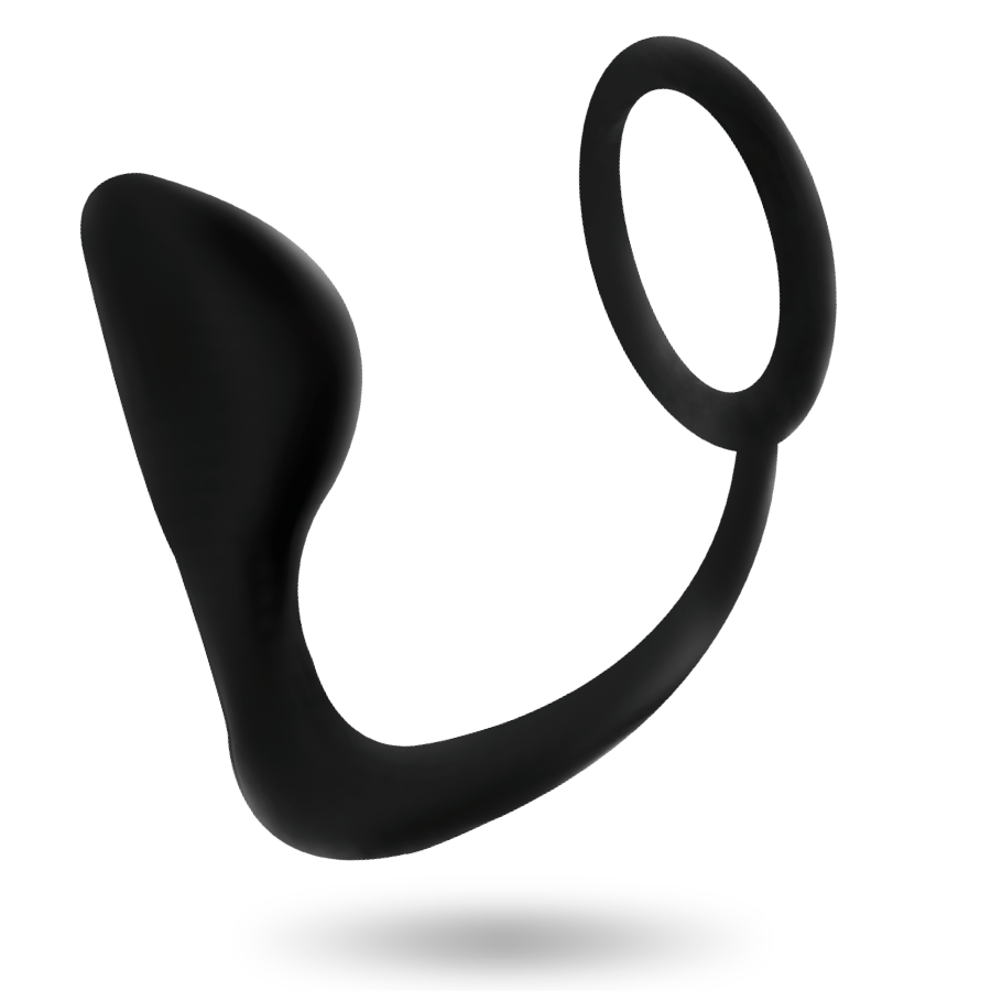 Silicone Anal Plug With Penis Ring