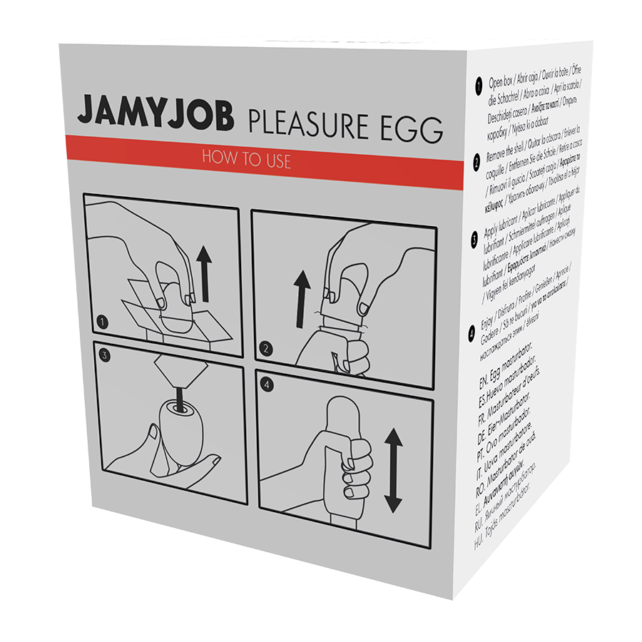 Red Edition Discreet Egg Masturbator