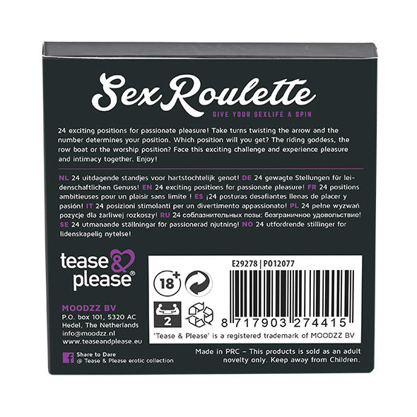 Kamasutra Sex Roulette Game
