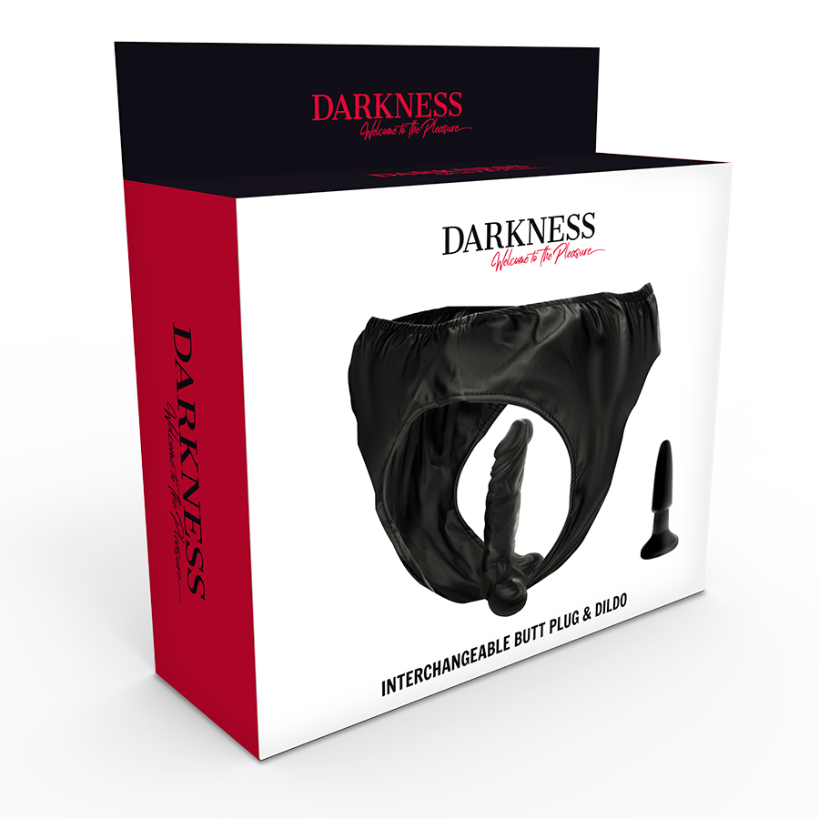 Versatile Panties with Plug & Swappable Dildo