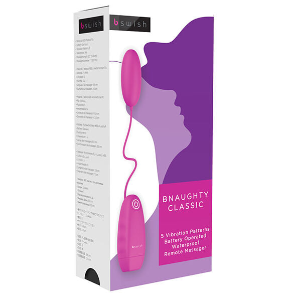Bnaughty Classic Cerise Vibrating Bullet