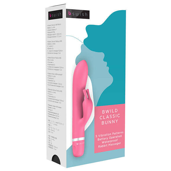 Bwild Classic Rabbit Massager - Magenta