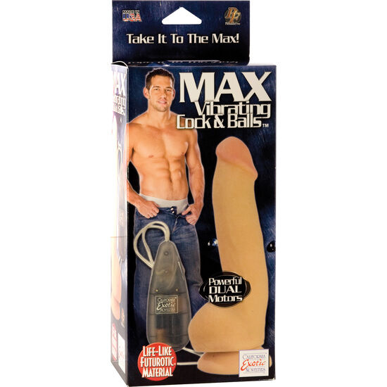 Max Vibrating Cock And Balls Sex Toy
