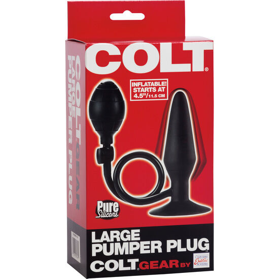 Colt Large Black Pumper Anal Plug