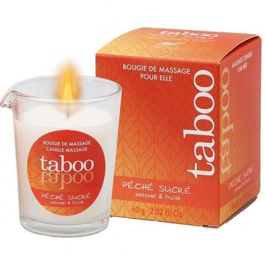 Taboo Peche Sucre Massage Candle