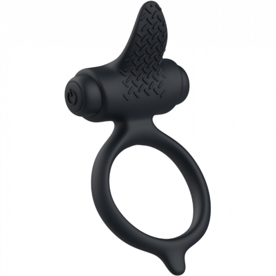 Bcharmed Basic Vibrating Cock Ring - Black