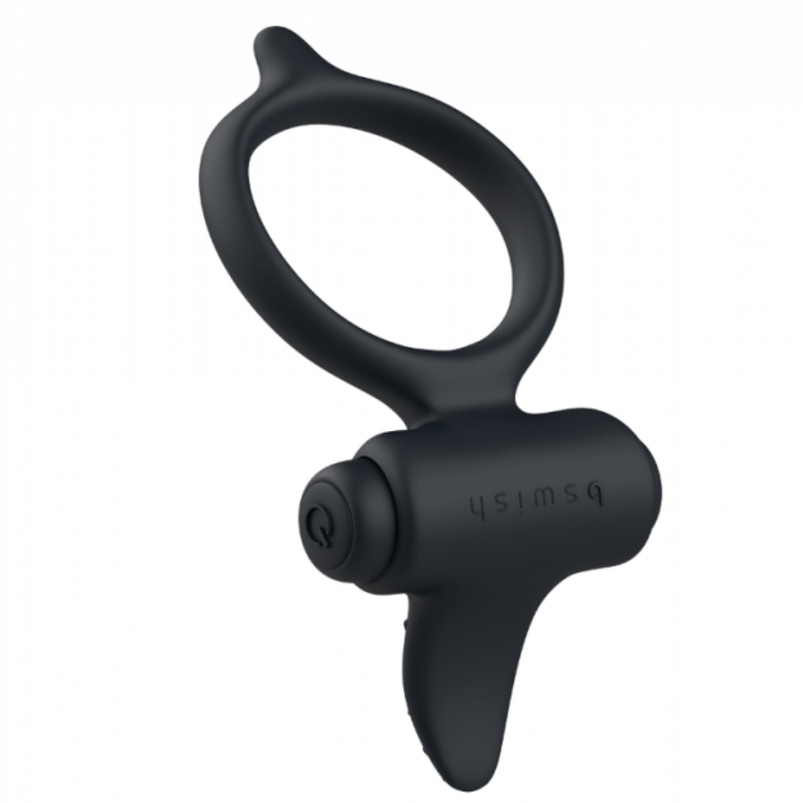 Bcharmed Basic Vibrating Cock Ring - Black