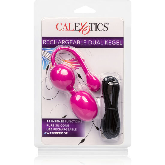 Ejercitador Kegel Dual Rosa Recargable