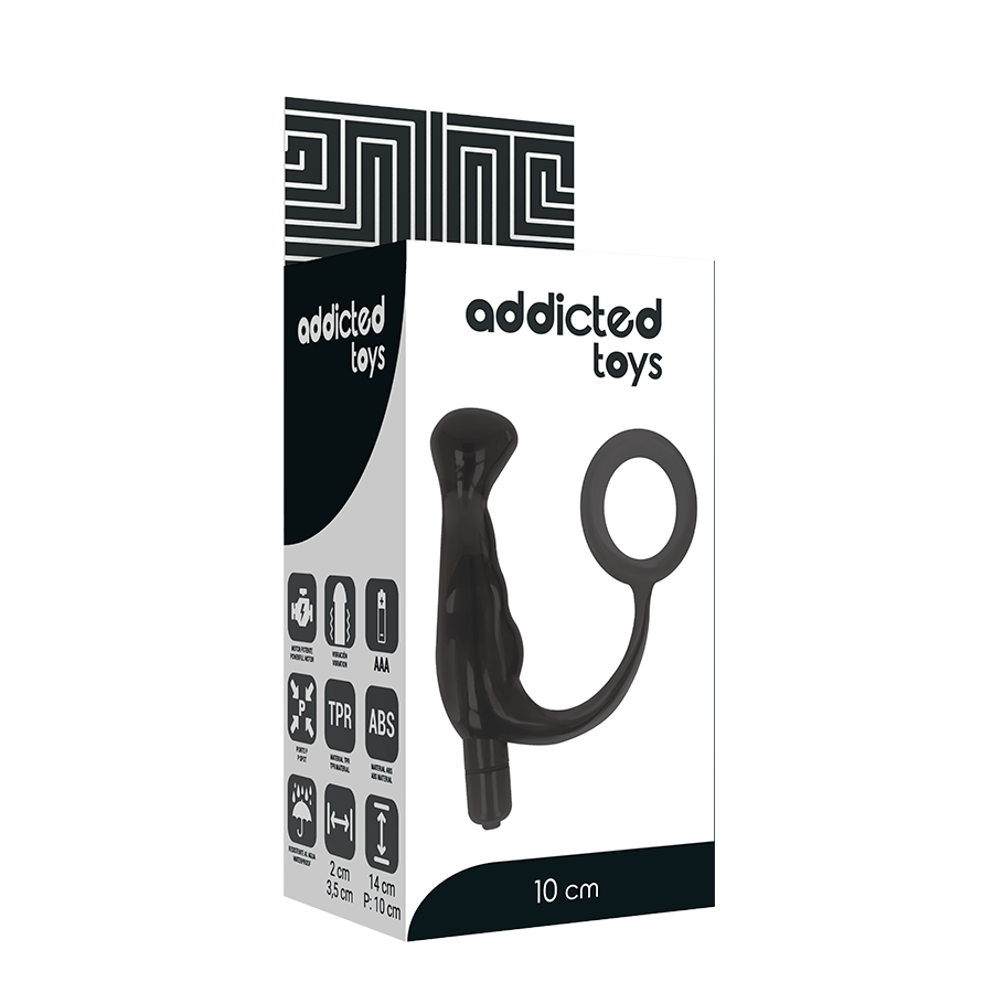 Prost Tico 10cm Black Vibrator