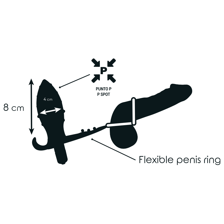 Sleek Double Ring Anal Plug