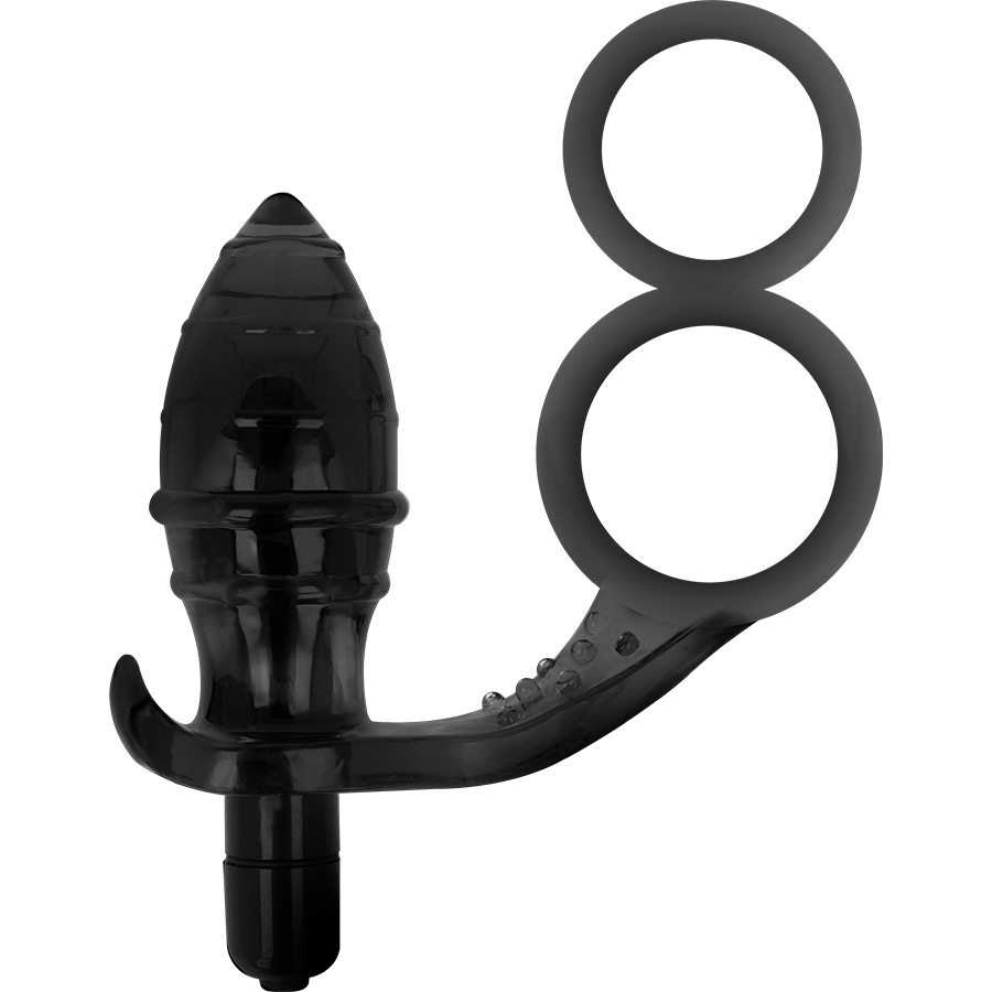 Sleek Double Ring Anal Plug