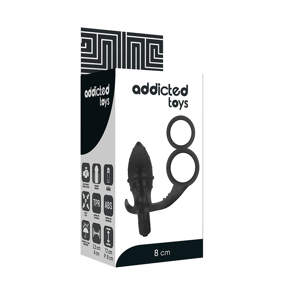 Sleek Double Ring Anal Plug