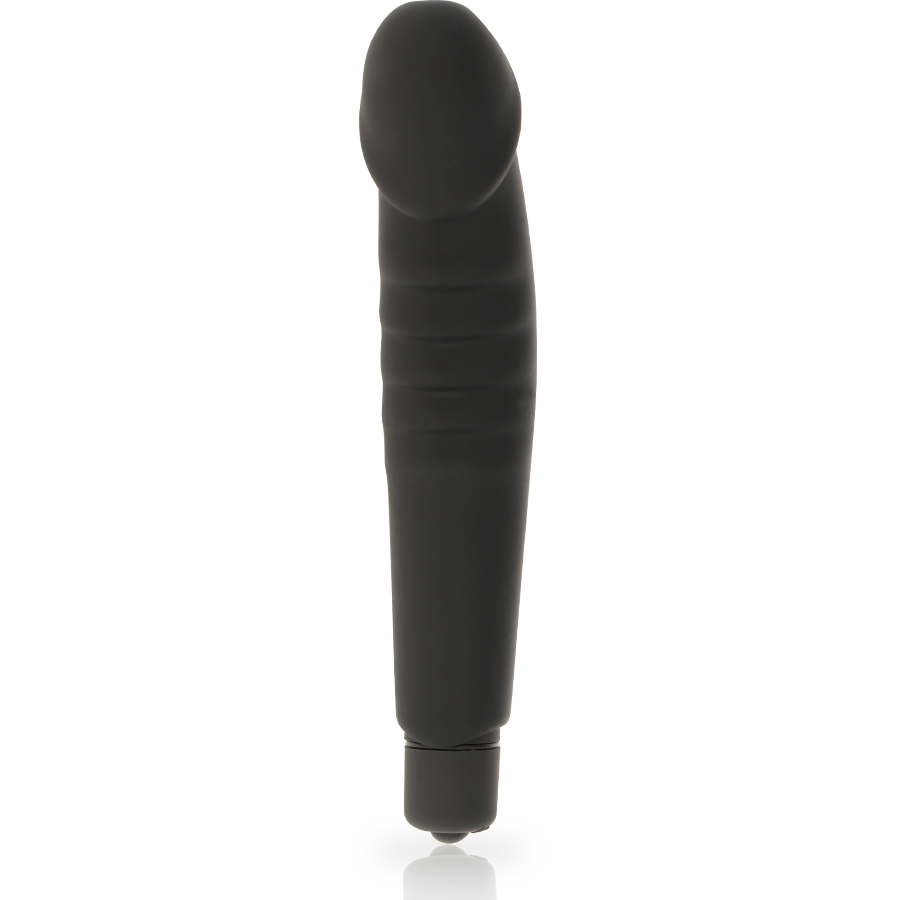 Realistic Black Silicone Pleasure Toy