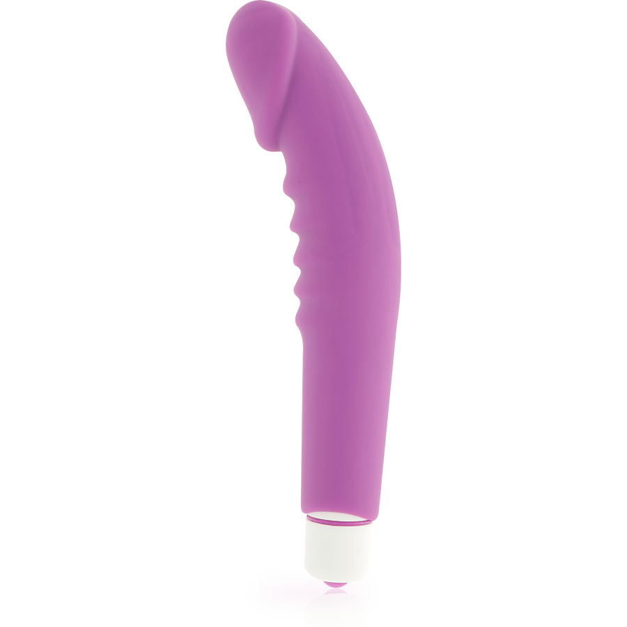 Purple Realistic Silicone Pleasure Toy