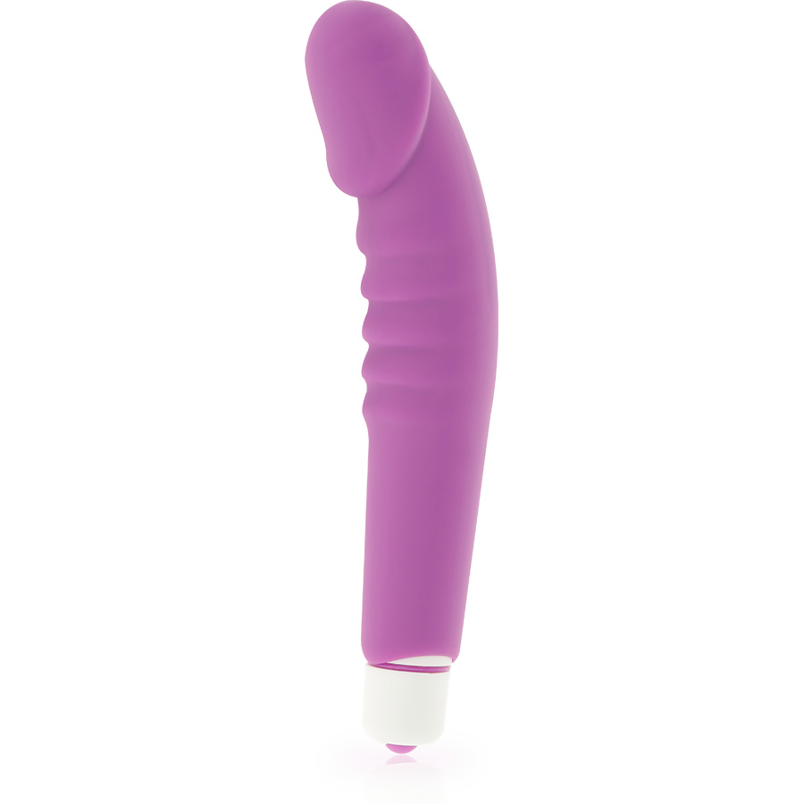 Purple Realistic Silicone Pleasure Toy