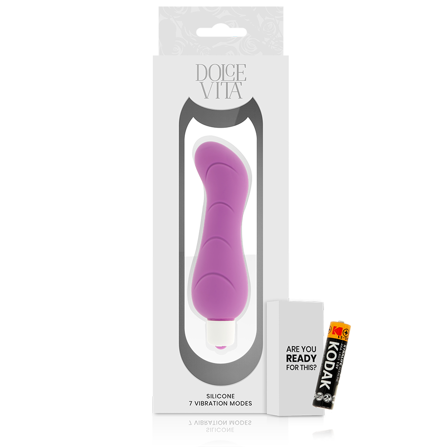 Vibrador de Punto G de Silicona Púrpura