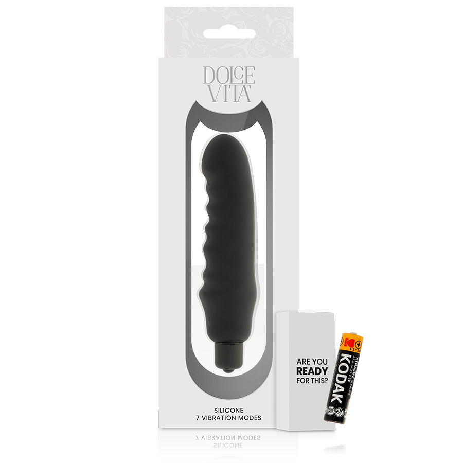 Juguete Sexual de Silicona Negro Genius