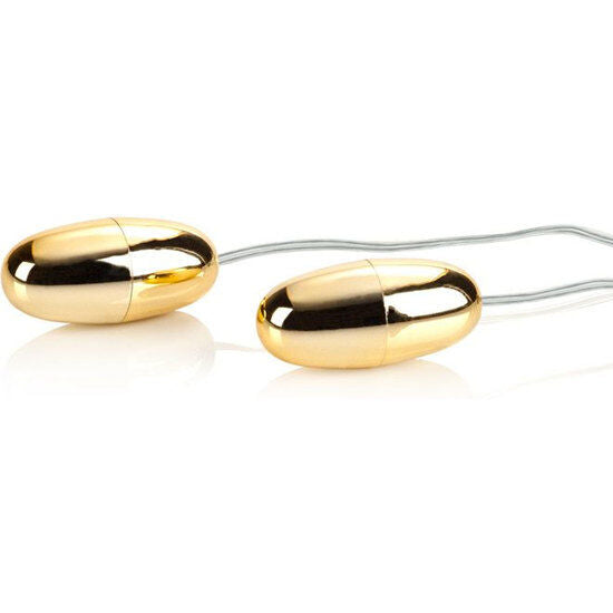 Gold Duo Vibrating Bullets Sex Toy