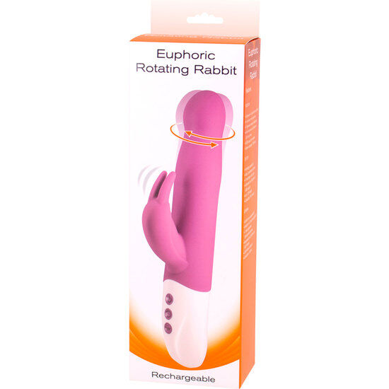 Vibrador Rotativo con Conejito Lila Eufórico