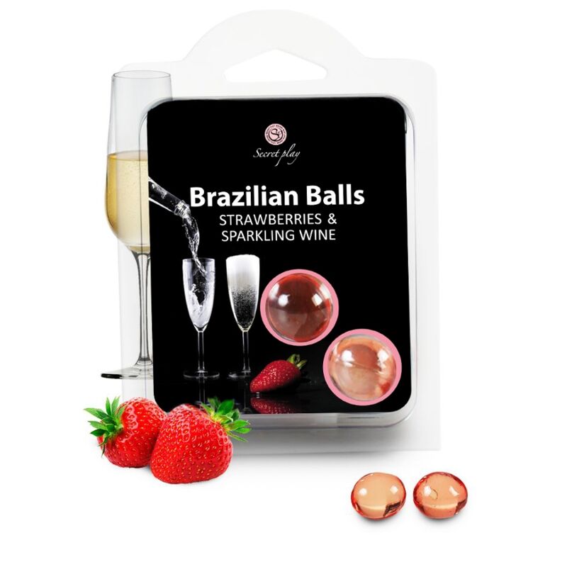 Strawberry Champagne Brazilian Balls Set