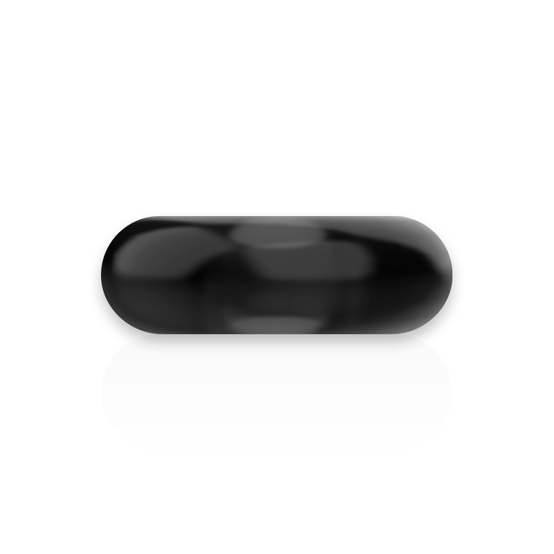 Flexible Resistant Black Penis Ring 3.5cm