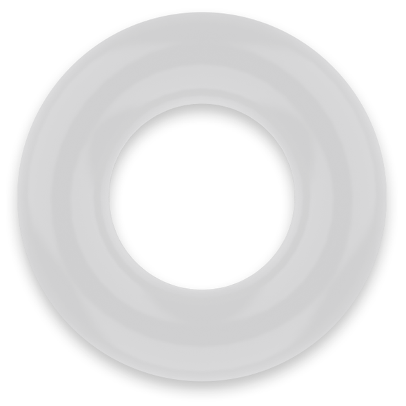 Clear PR04 Flexible Penis Ring 3.8cm