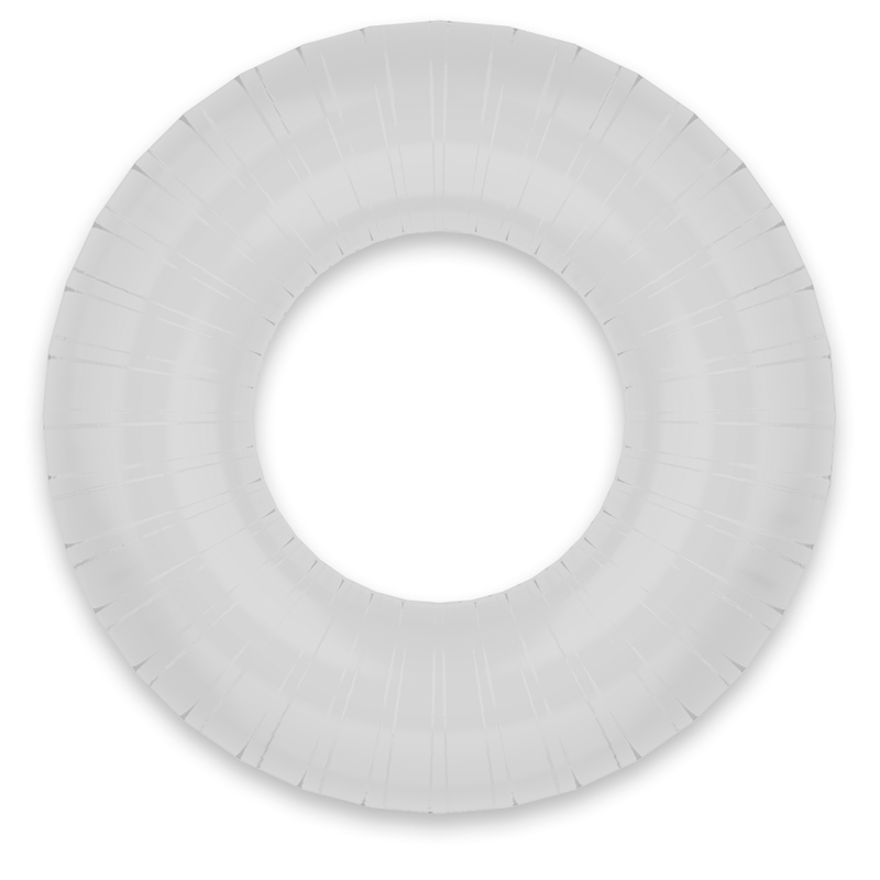 Clear Flexible Penis Ring PR07 4.5cm