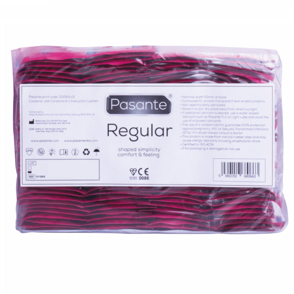 Regular Condoms - 144 Pack