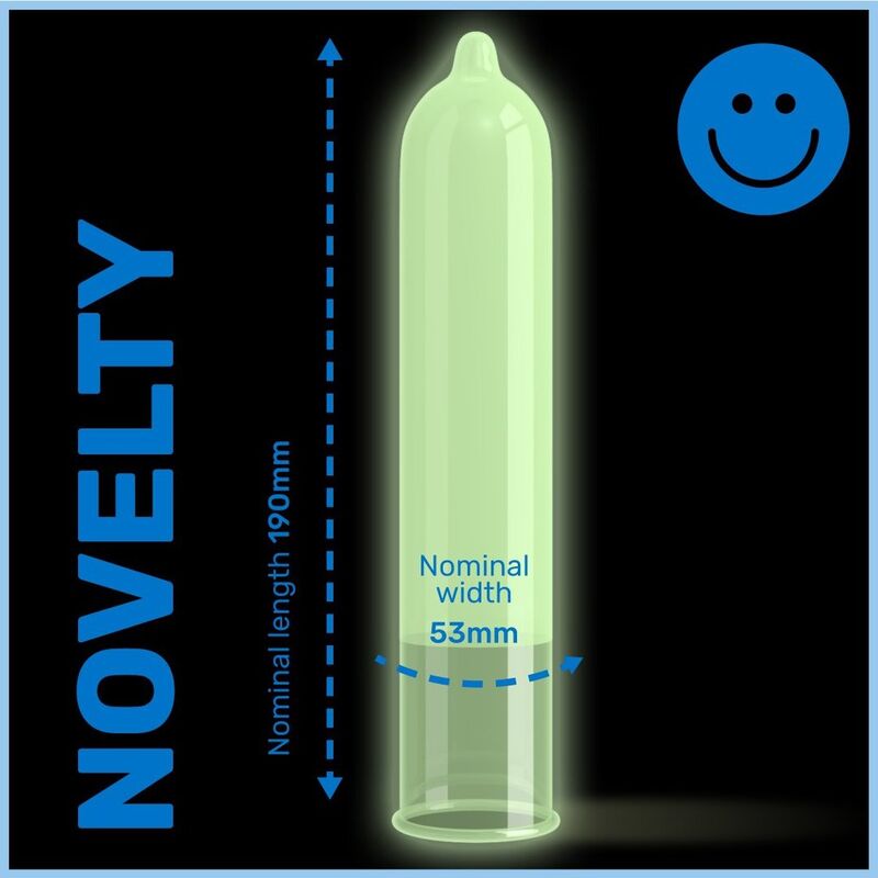 Glow In The Dark Condoms - 12 Pack