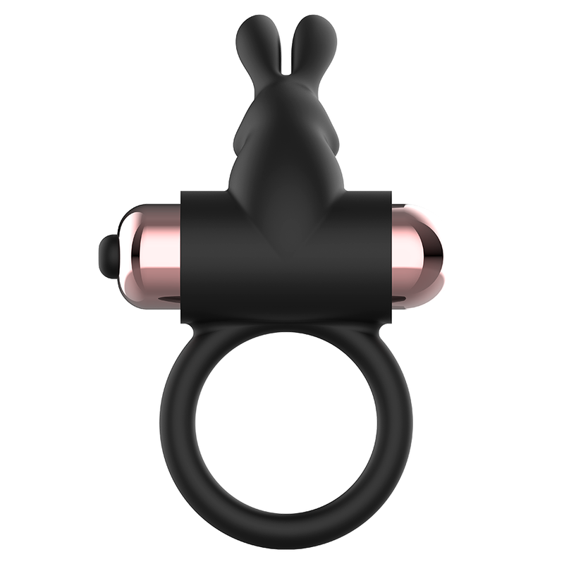 Vibrating Cock Ring in Black & Gold