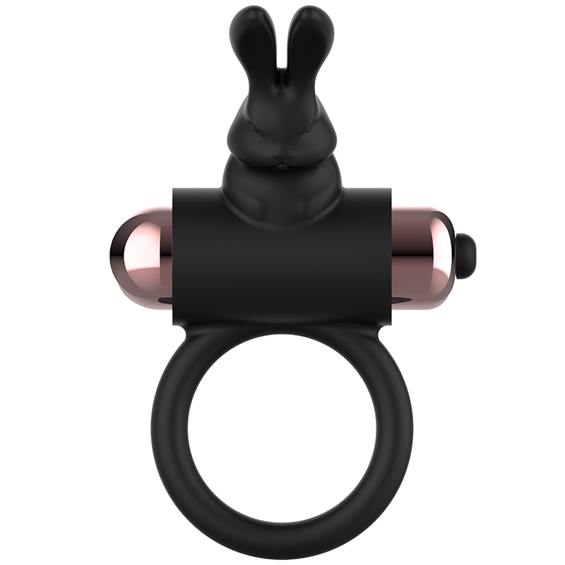 Vibrating Cock Ring in Black & Gold