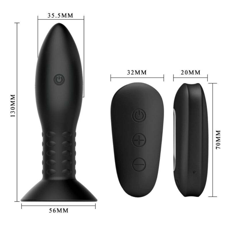 Remote Control Rotating Balls Plug