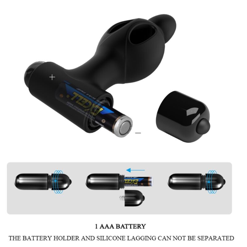 Vibrating Silicone Anal Plug