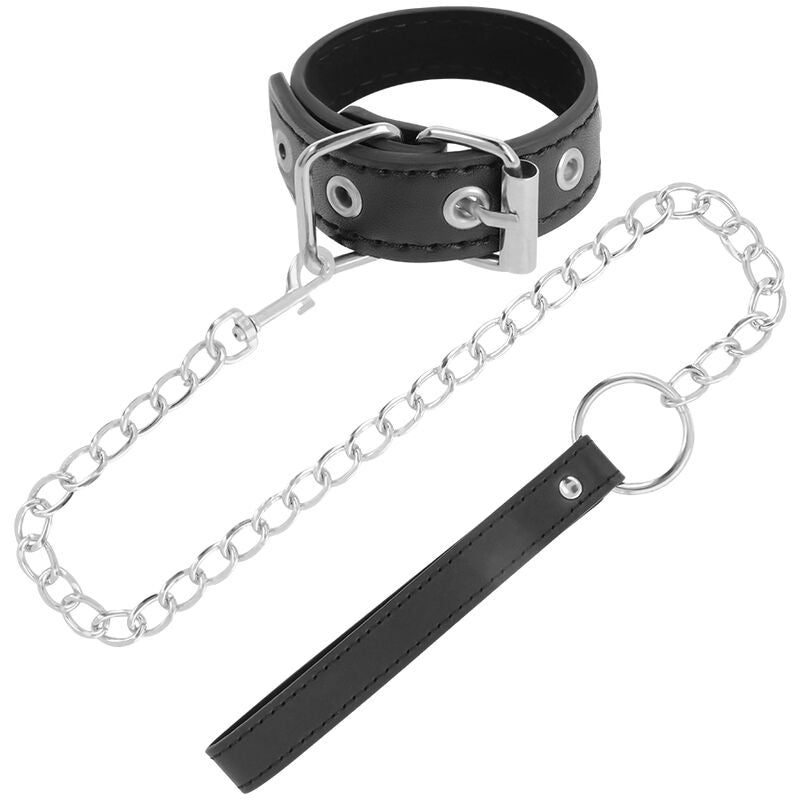 Adjustable Bondage Penis Ring With Strap